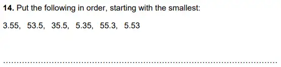 Question 14 - Alleyn’s School – 11+ Mathematics (Paper 1) - 2024
