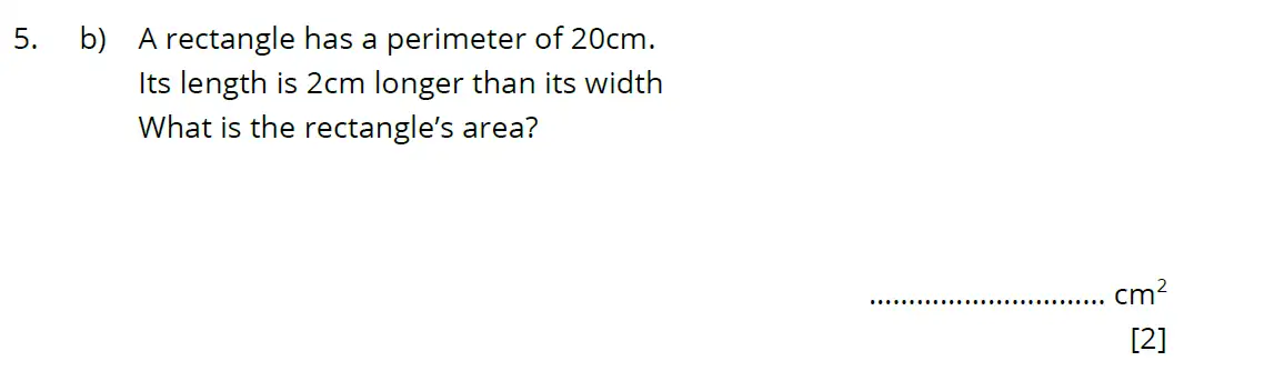 Question 5(b) - Bancrofts School - 11 Plus Maths Sample Paper 1 - 2025