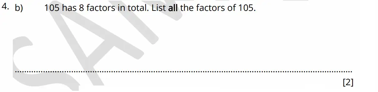 Question 4(b) - Bancrofts School - 11 Plus Maths Sample Paper 1 - 2026