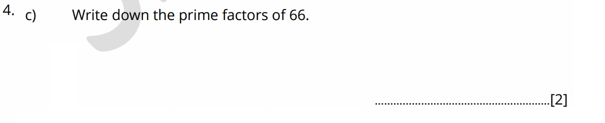 Question 4(c) - Bancrofts School - 11 Plus Maths Sample Paper 1 - 2026