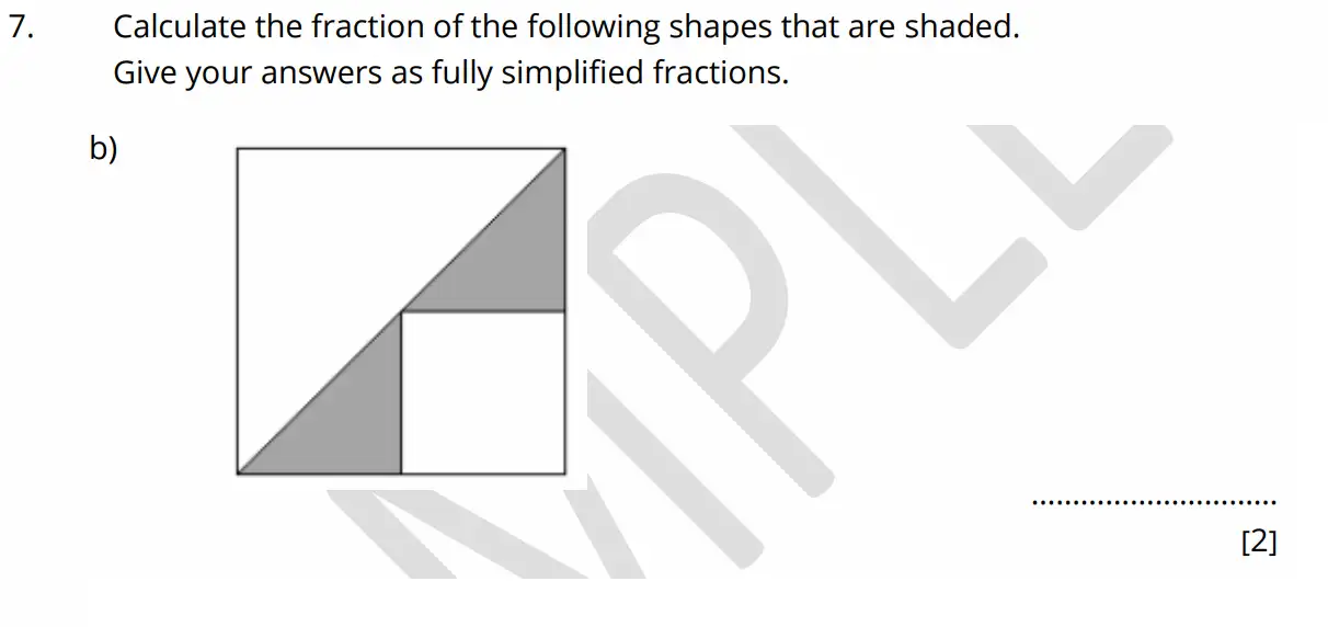 Question 7(b) - Bancrofts School - 11 Plus Maths Sample Paper 1 - 2026