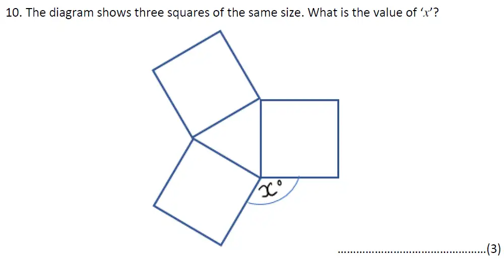 Question 10 - Bancroft's School 11 Plus Maths Sample Entrance Paper 2024