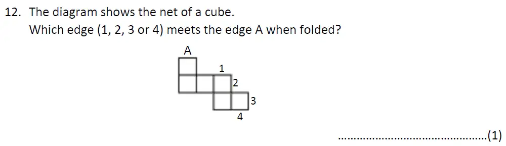 Question 12 - Bancroft's School 11 Plus Maths Sample Entrance Paper 2024