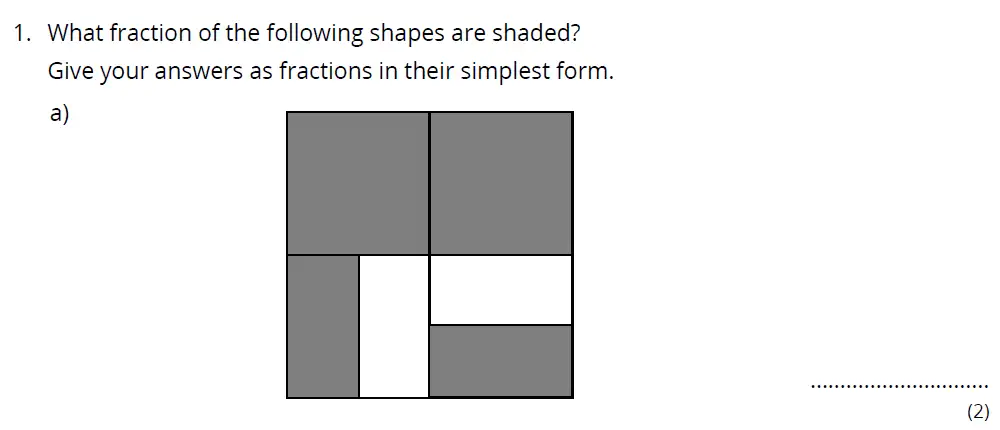 Question 1(a) - Bancroft's School 11 Plus Maths Entrance Paper 2023