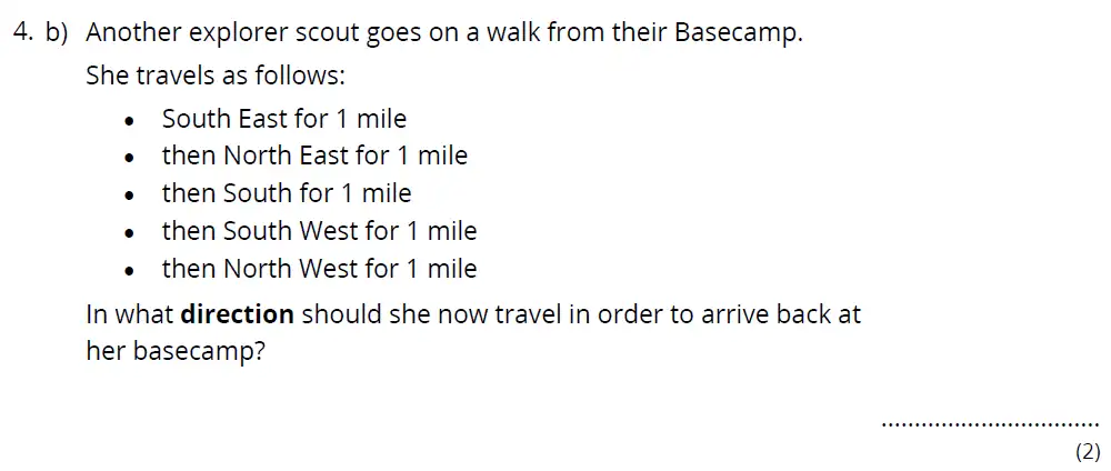 Question 4(b) - Bancroft's School 11 Plus Maths Entrance Paper 2023