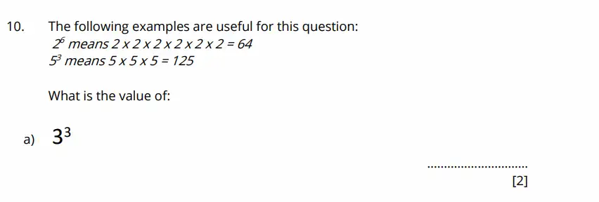 Question 10(a) - Bancrofts School - 11 Plus Maths Sample Paper 2 - 2026