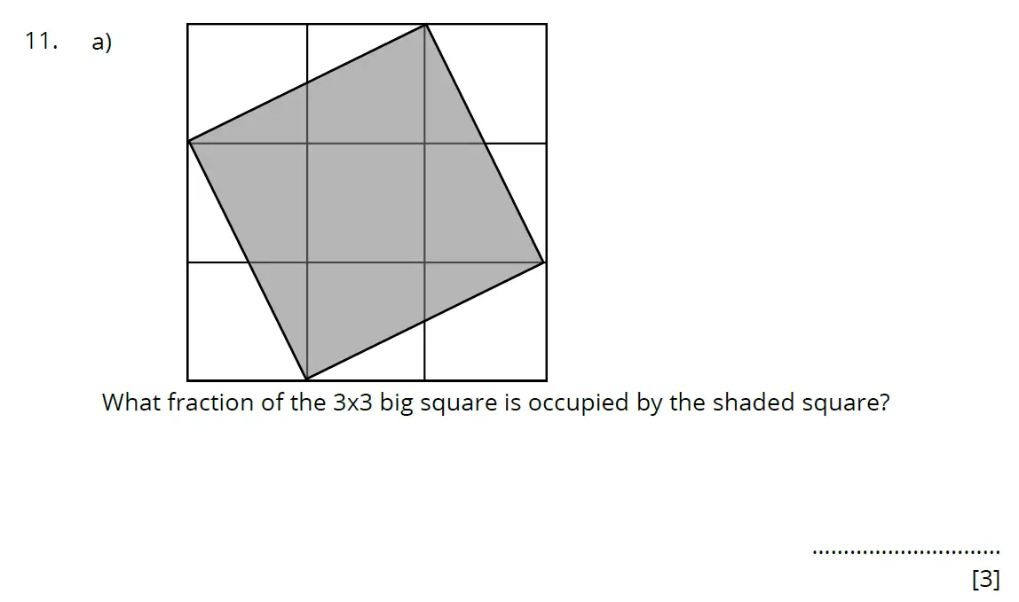 Question 11(a) - Bancrofts School - 11 Plus Maths Sample Paper 2 - 2025