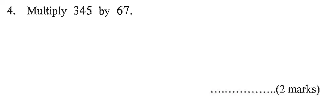 Question 4 - Bancrofts School 11 Plus Sample Paper 2023