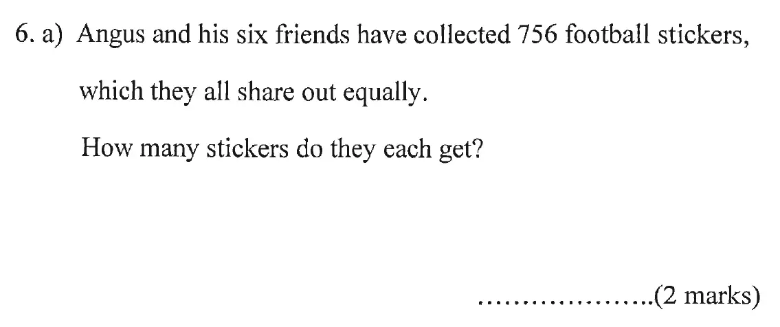 Question 20(b) - Bancrofts School 11 Plus Sample Paper 2023