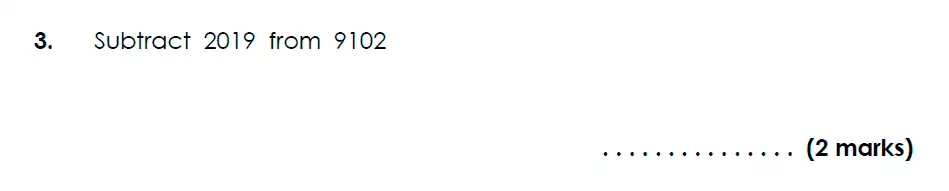 Question 3 - Bancroft’s School - 11 Plus Maths Sample Paper 2024 entry