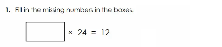 Question 1(d) - Bancroft’s School - Eleven Plus Maths Sample Paper Entry - 2026