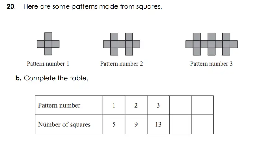 Question 20(b) - Bancroft’s School - Eleven Plus Maths Sample Paper Entry - 2026