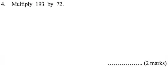 Question 4 - Bancroft’s School – Sample 11+ Maths Paper (ii) 2016