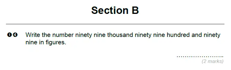 Question 14 - Brentwood school – 11 Plus Maths Sample Paper - 2024
