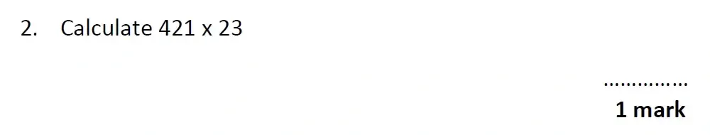 Question 02 - Christ’s Hospital - 11+ Exam Maths Entrance Test - 2025