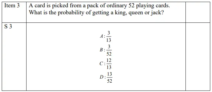 Question 3 - City of London Freemen’s School - 11 Plus Maths Sample Paper - 2025