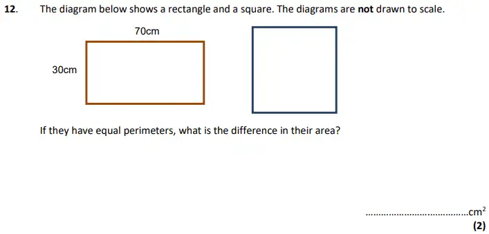 Question 12 - City of London School – 11+ Maths Specimen paper - 2024