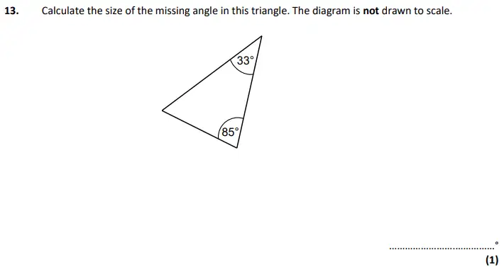 Question 13 - City of London School – 11+ Maths Specimen paper - 2024