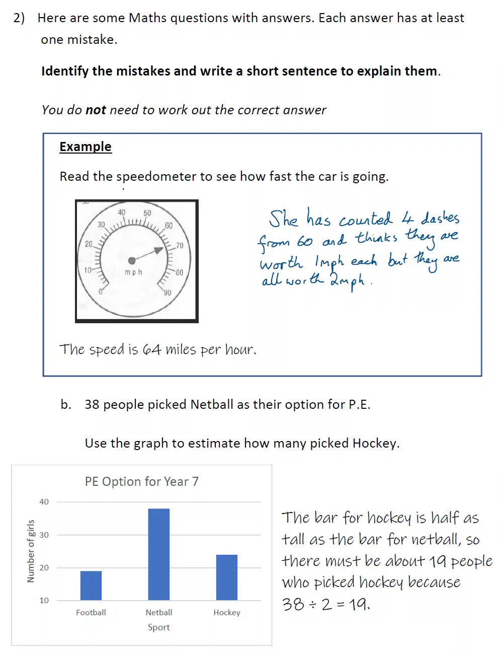 Question 2(b) - City of London School for Girls Maths Sample Paper 2