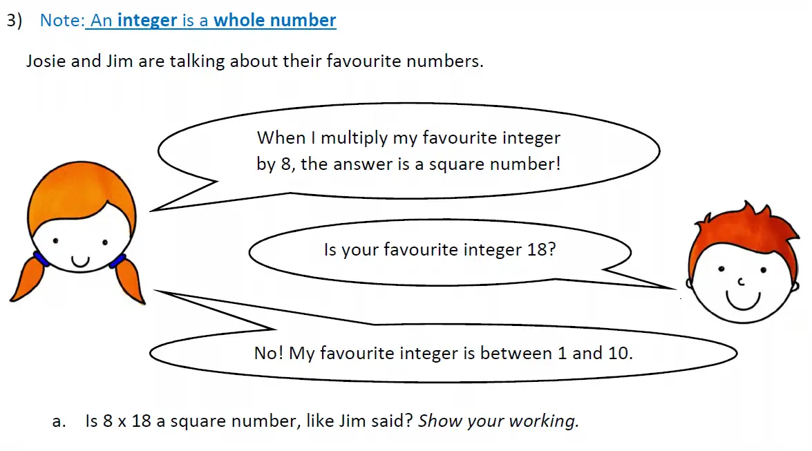 Question 3(a) - City of London School for Girls Maths Sample Paper 2