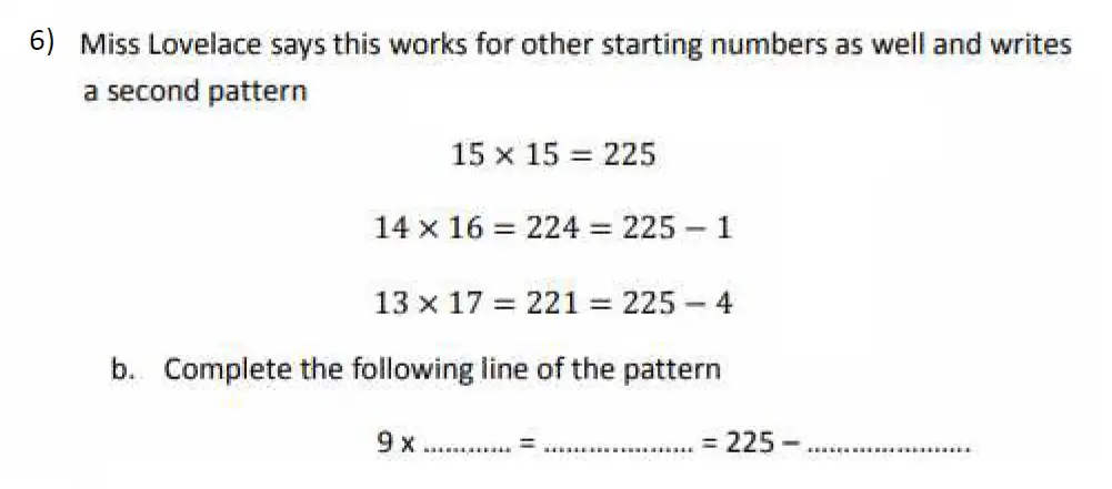Question 6(b) - City of London School for Girls Maths Sample Paper 2