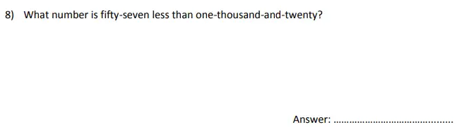 Question 8 - City of London School for Girls – Maths sample questions - 2024