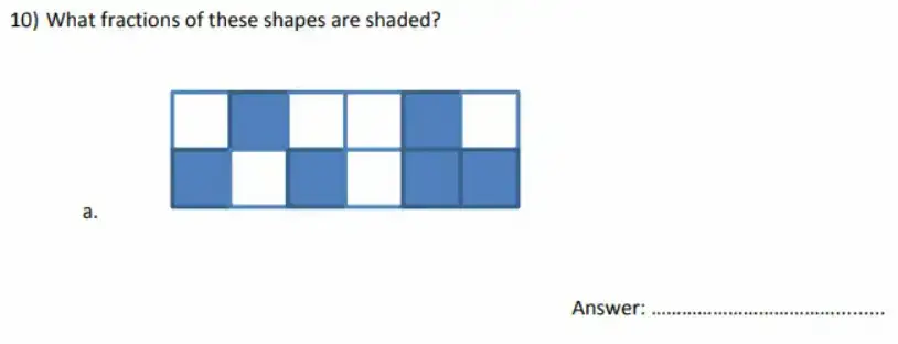 Question 10((a)) - City of London School for Girls – 11 Plus Maths Sample Questions - 2026