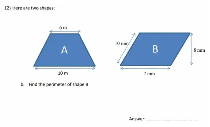 Question 12((b)) - City of London School for Girls – 11 Plus Maths Sample Questions - 2026