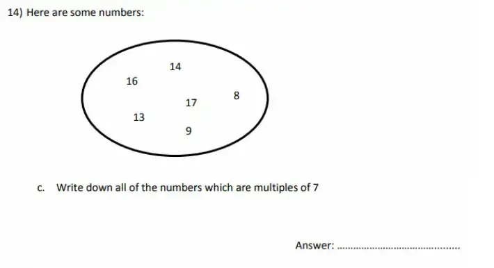 Question 14((c)) - City of London School for Girls – 11 Plus Maths Sample Questions - 2026