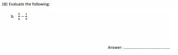 Question 18((b)) - City of London School for Girls – 11 Plus Maths Sample Questions - 2026