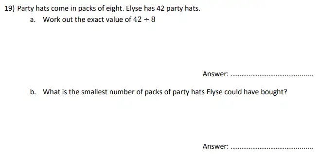 Question 19(a,b) - City of London School for Girls – Maths sample questions - 2024