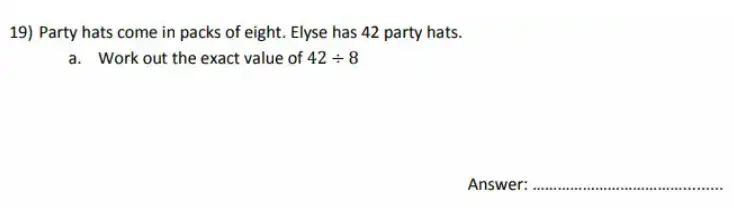 Question 19((a)) - City of London School for Girls – 11 Plus Maths Sample Questions - 2026
