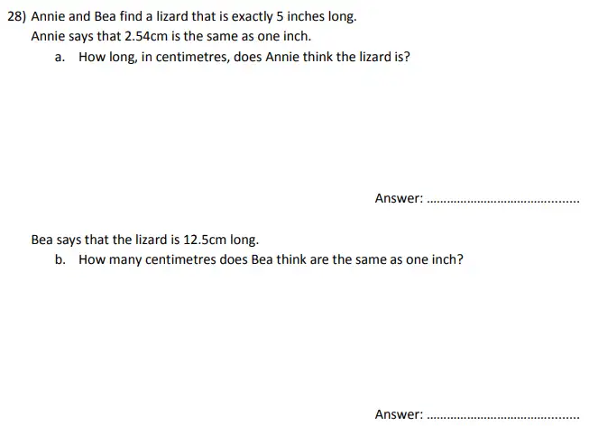 Question 28(a,b) - City of London School for Girls – 11 Plus Maths Sample Questions - 2025