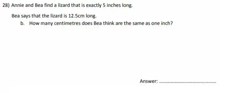 Question 28(b) - City of London School for Girls – 11 Plus Maths Sample Questions - 2026