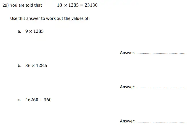 Question 29(a,b,c) - City of London School for Girls – Maths sample questions - 2024
