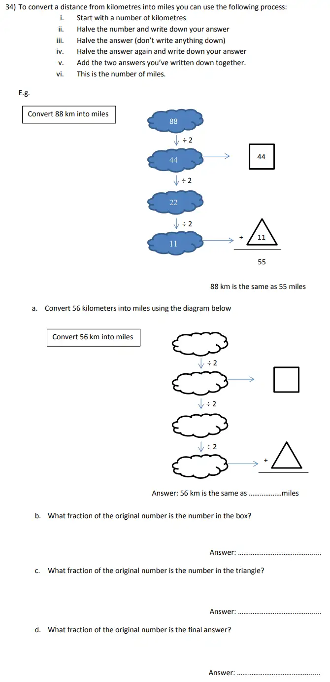 Question 34(a,b,c,d) - City of London School for Girls – Maths sample questions - 2024