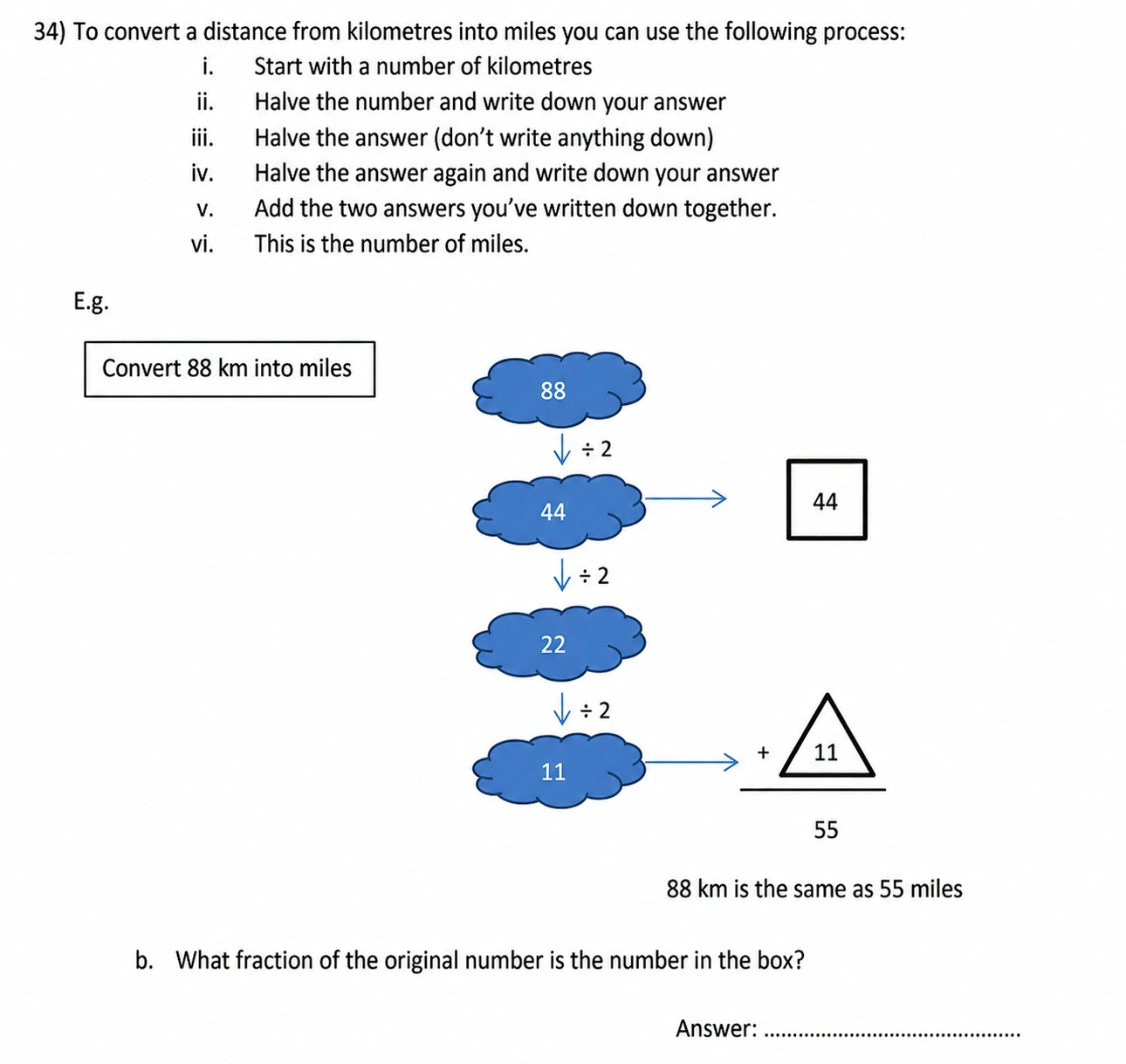 Question 34((b)) - City of London School for Girls – 11 Plus Maths Sample Questions - 2026
