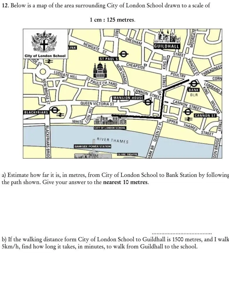 Question 12(12(a),12(b)) - City of London School – Group 2 – 2008
