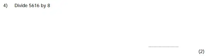 Question 4 - Colfe’s School 11+ Mathematics Sample Paper - 2024