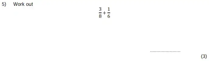 Question 5 - Colfe’s School 11+ Mathematics Sample Paper - 2024