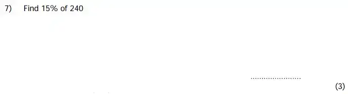 Question 7 - Colfe’s School 11+ Mathematics Sample Paper - 2024