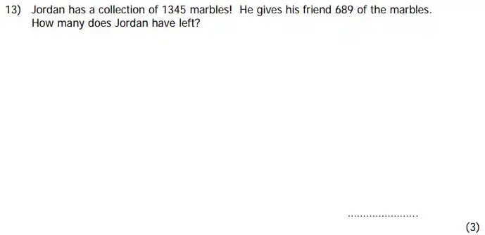 Question 13 - Colfe’s School 11+ Mathematics Sample Paper - 2024