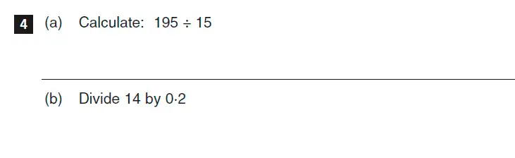Question 4(a,b) - CSSE Familiarisation Maths paper 2015
