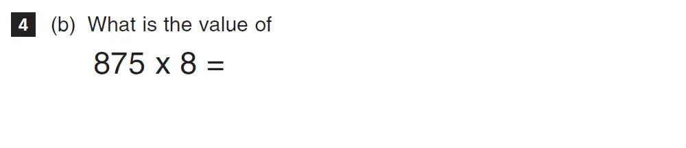 Question 4(b) - CSSE Maths 2018 Entry Paper