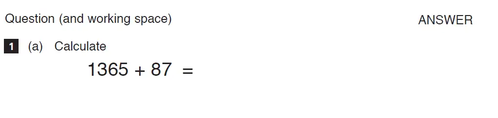 Question 1(a) - CSSE Maths 2020 Entry Paper