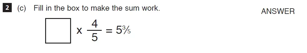 Question 2(c) - CSSE Maths 2020 Entry Paper