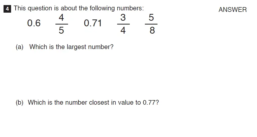Question 4(a,b) - CSSE Maths 2020 Entry Paper