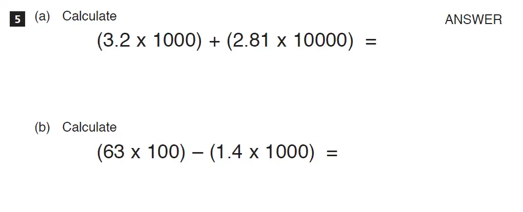 Question 5(a,b) - CSSE Maths 2020 Entry Paper