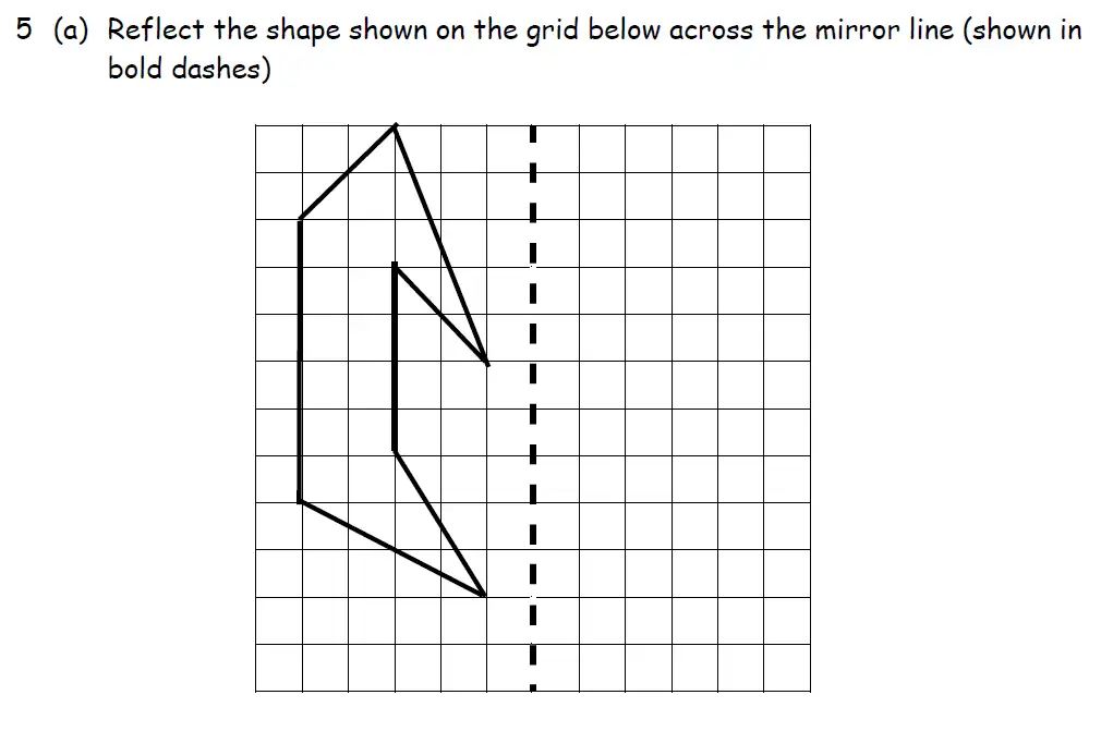Question 5(a) - Downside School 11 Plus Entrance Exam Maths Specimen A 2024