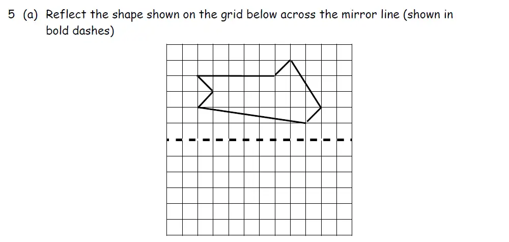 Question 5(a) - Downside School 11 Plus Entrance Exam Maths Specimen B 2024